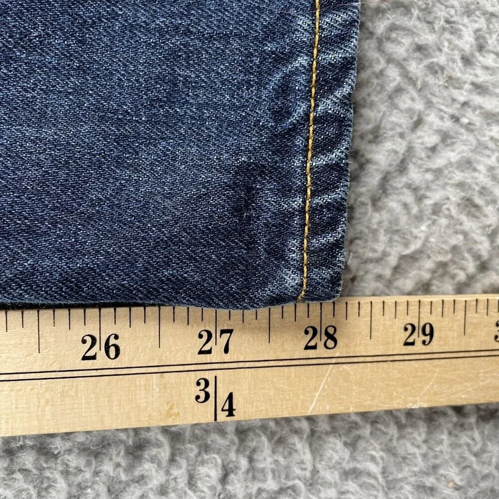 J.Crew Jeans Mens 32x28 the Sutton Dark Wash Straight Leg Denim - Picture 5 of 8